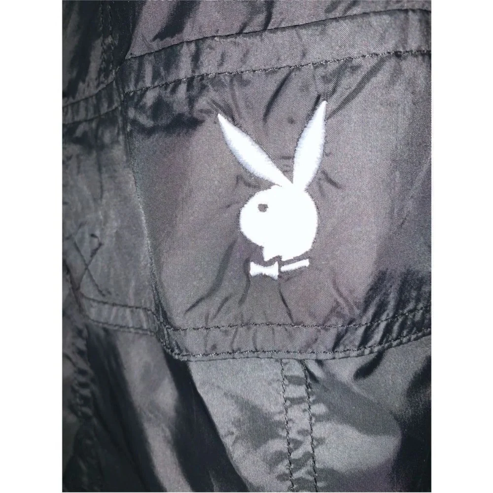 Playboy By PacSun Black Classic Nylon Cargo Pants Women’s Size‎ Medium